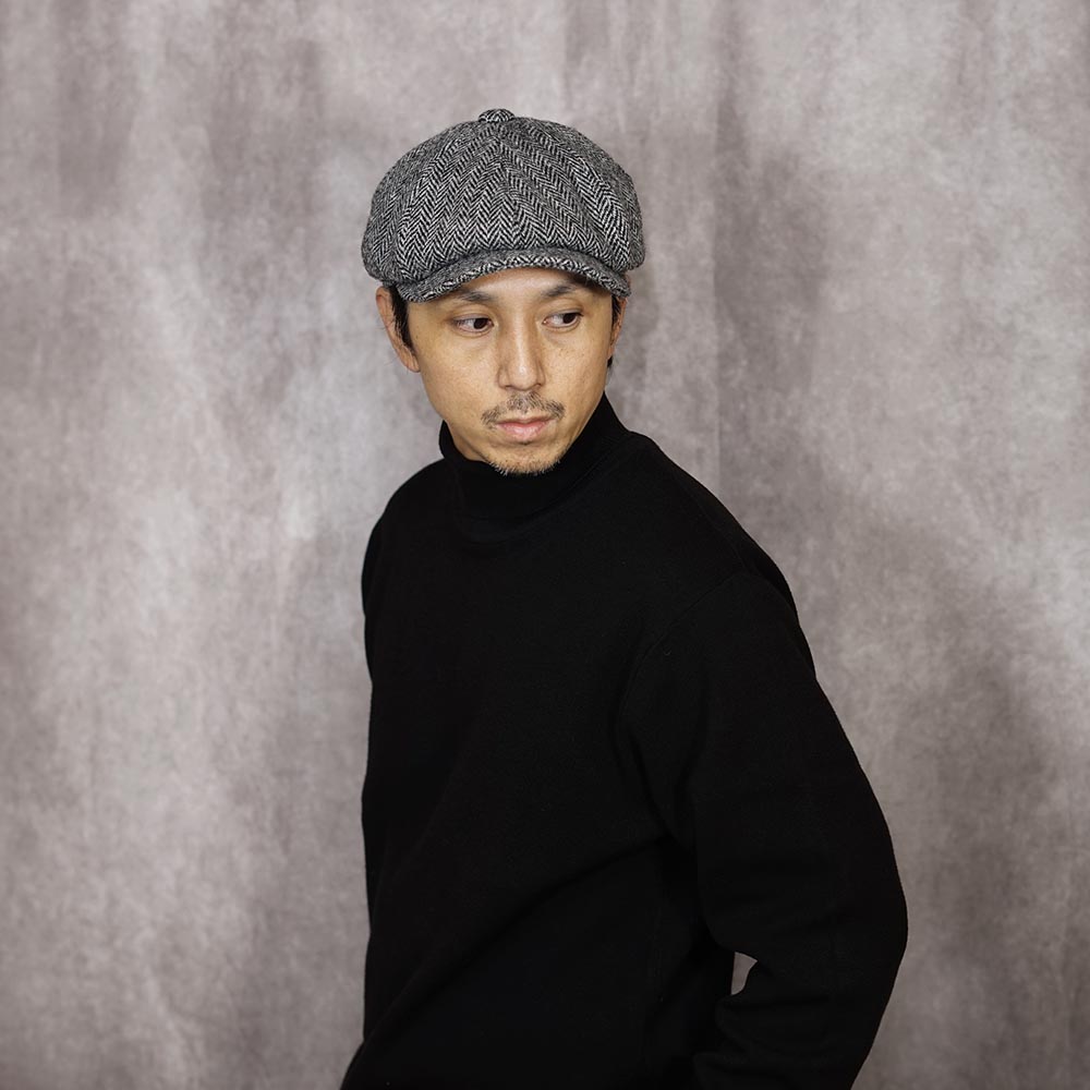 キャスケット ハンチング メンズ HarrisTweed ハリスツイード