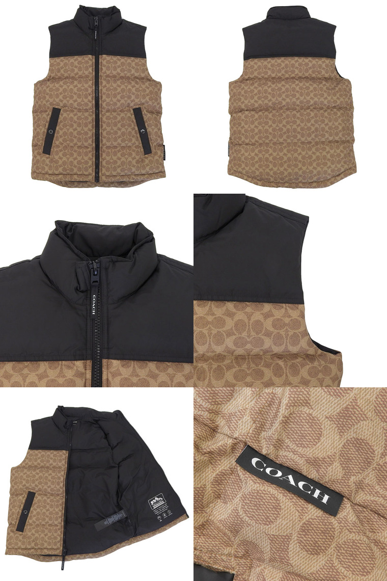 COACH（コーチ） ダウンベスト メンズ アウトレット シグネチャー