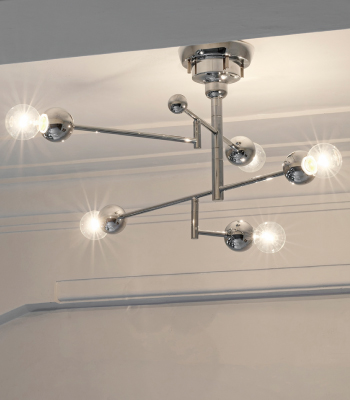 INTERFORM（インターフォルム） シーリングライト おしゃれ 5灯 天井