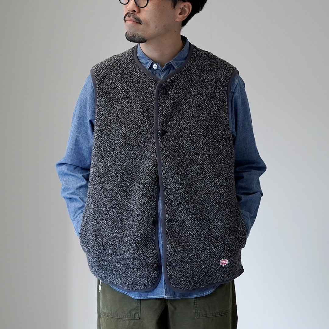 VINCENT ET MIREILLE（ヴァンソン エ ミレイユ） ボアベスト プレイド