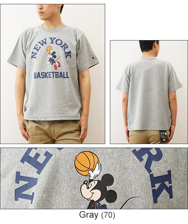 Champion（チャンピオン） リバースウィーブ Tシャツ ミッキーマウス