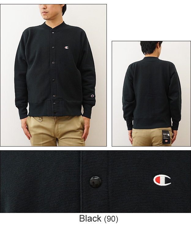 Champion（チャンピオン） リバースウィーブ スナップ スウェット