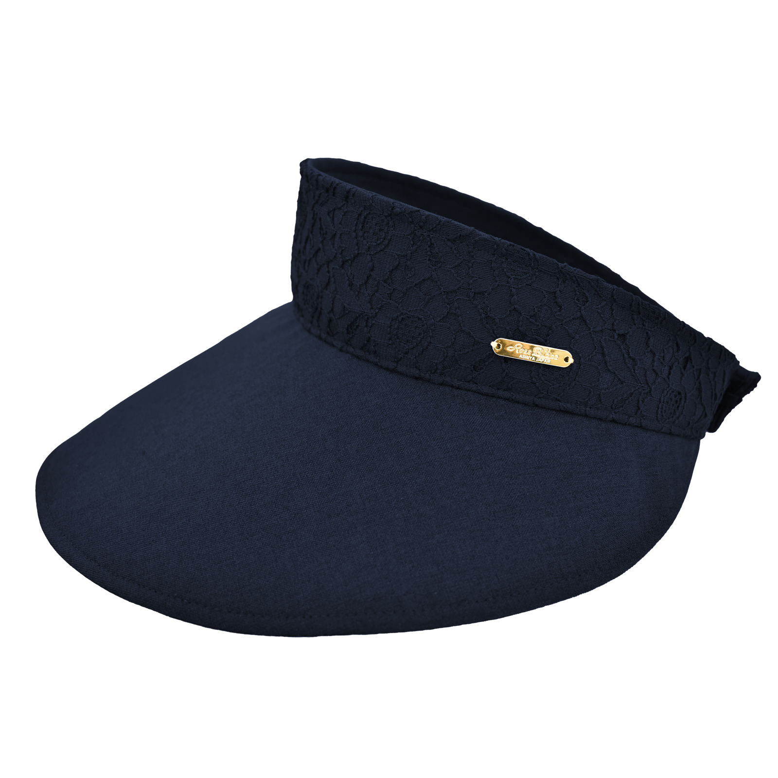 ロサブラン サンバイザー uvカット レディース 100%完全遮光 レース