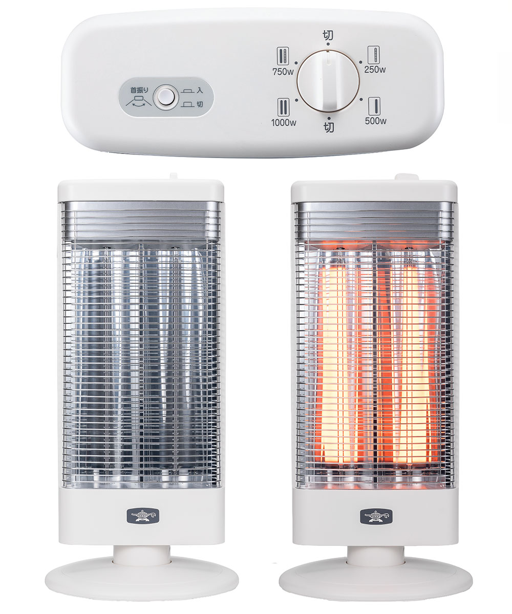 爆買 遠赤 グラファイト ヒーター ホワイト AEH-G1000A(W) アラジン
