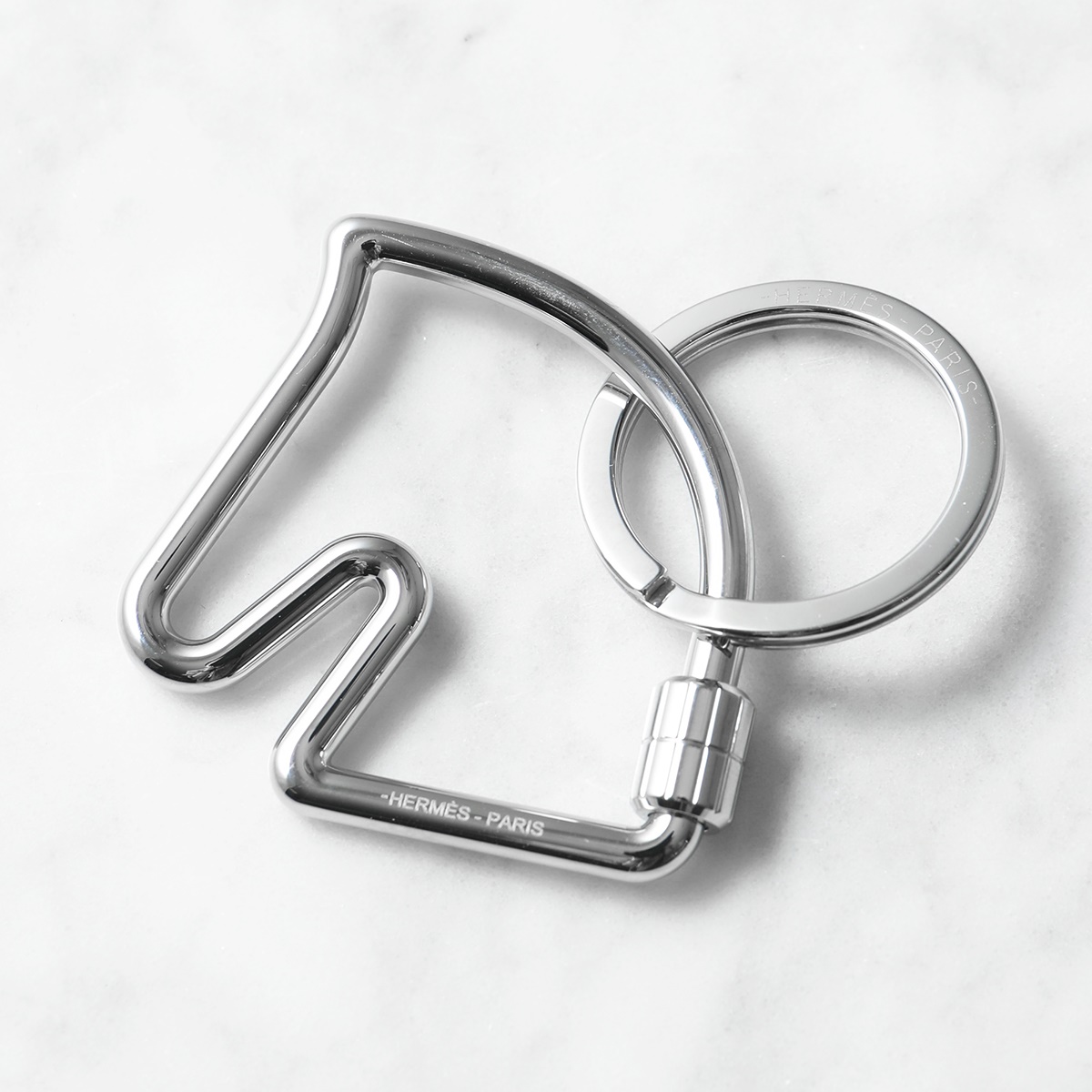 HERMES（エルメス） キーリング Cheval H077216FJ シュバル レディース