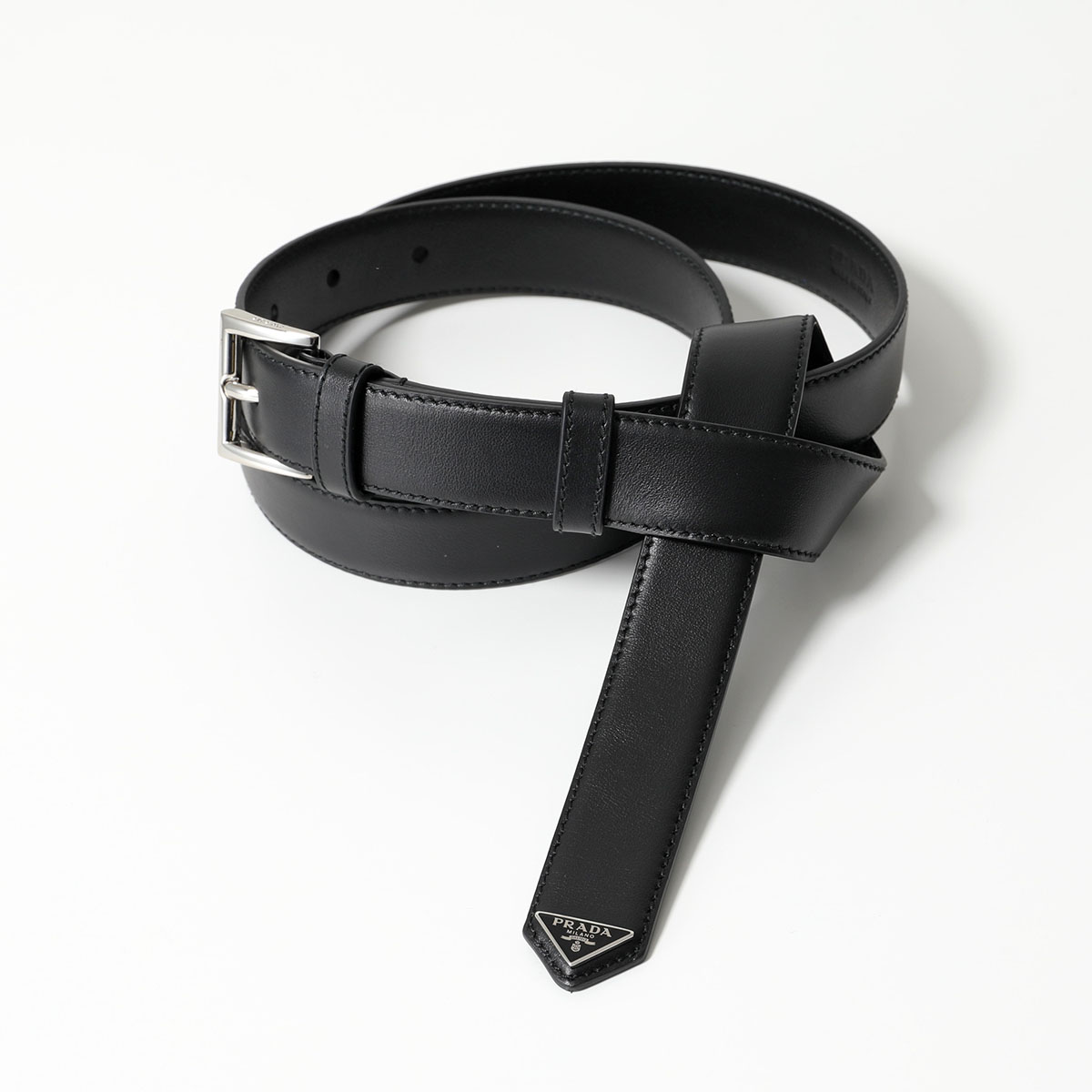 PRADA（プラダ） ベルト 1CC543 8NQ レディース レザー トライアングル
