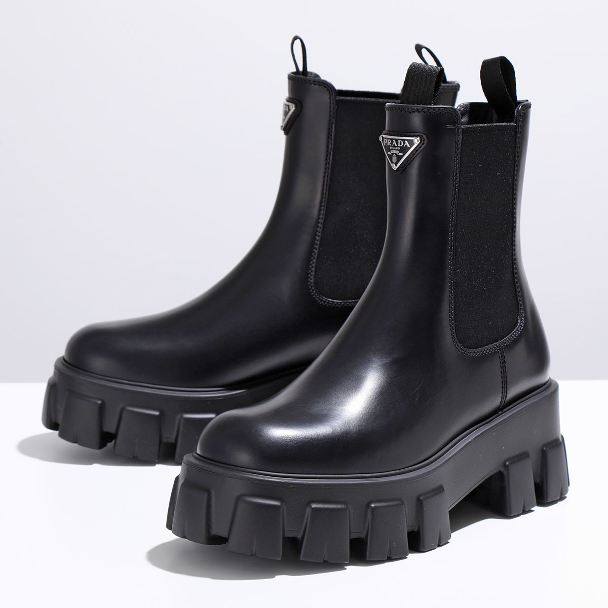 PRADA（プラダ） サイドゴアブーツ モノリス 1T256N B4L レディース