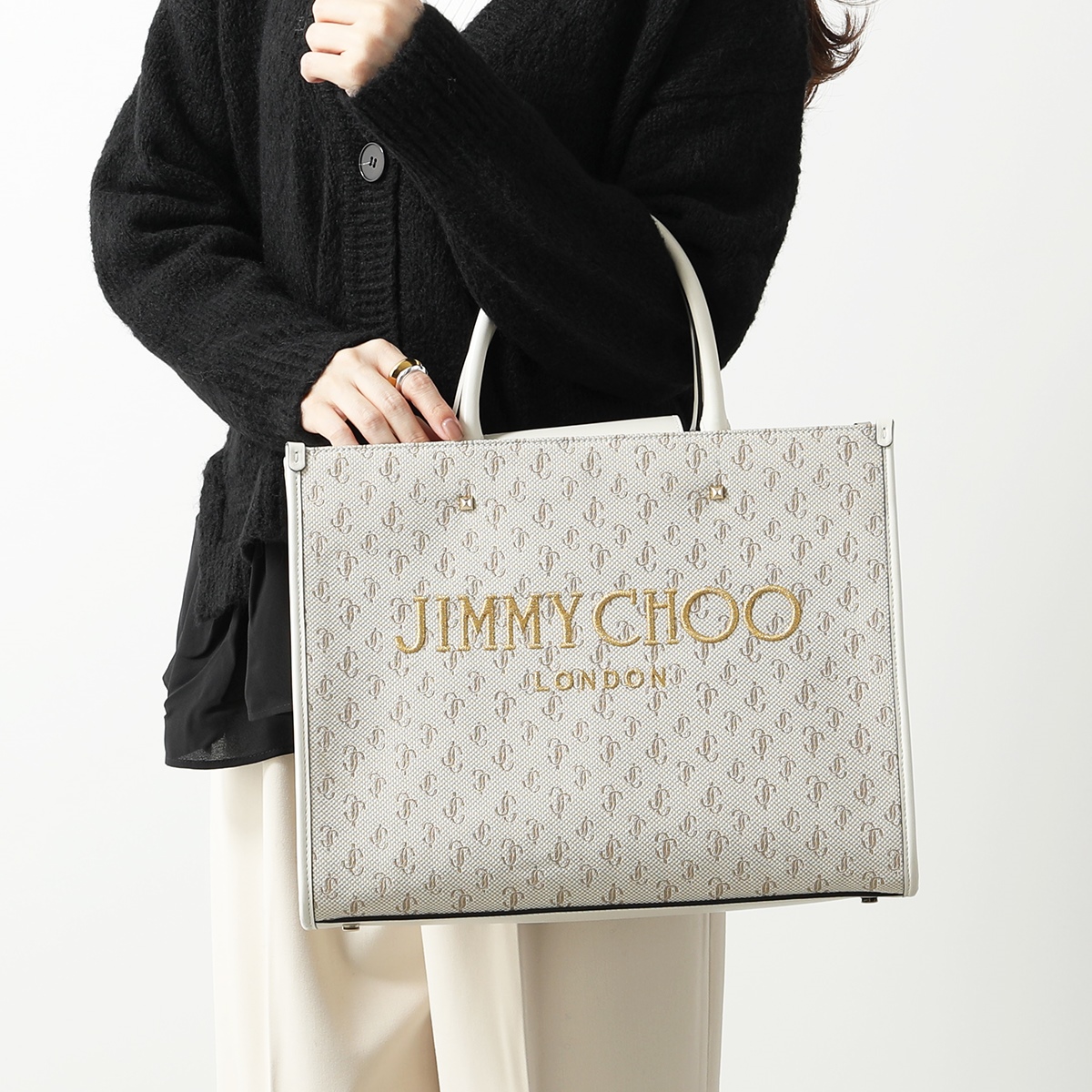 JIMMY CHOO（ジミーチュウ） トートバッグ AVENUE M TOTE/RUH