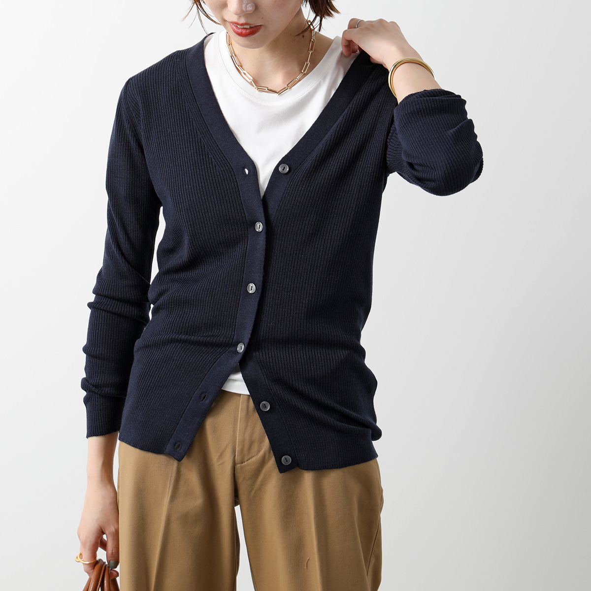 JOHN SMEDLEY（ジョンスメドレー） ニット カーディガン TAWNEY