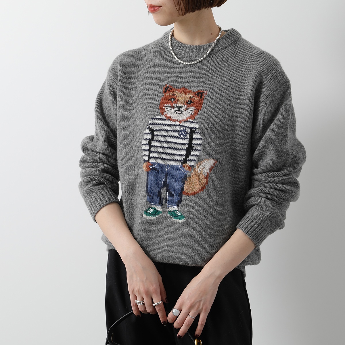 MAISON KITSUNE（メゾン キツネ） セーター DRESSED FOX ドレスド