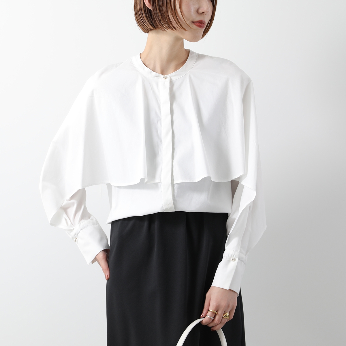 CHIGNON（シニヨン） ブラウス 1646-487KK レディース 長袖 ラッフル