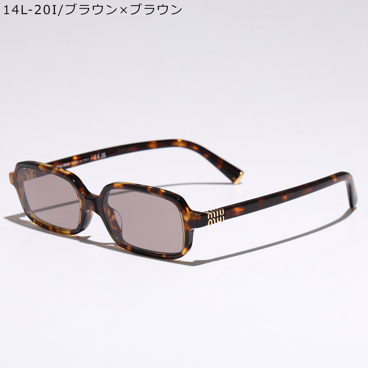 miu miu（ミュウミュウ） サングラス SMU 11Z レディース スクエア型