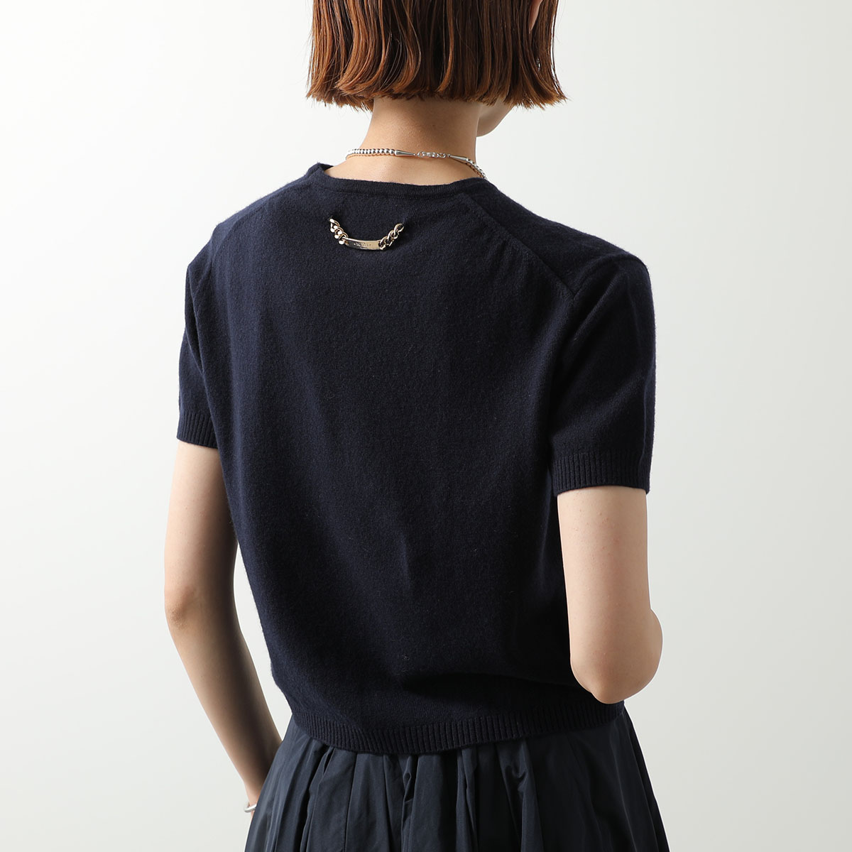 N°21（ヌメロヴェントゥーノ） 半袖ニット A029 9004 レディース