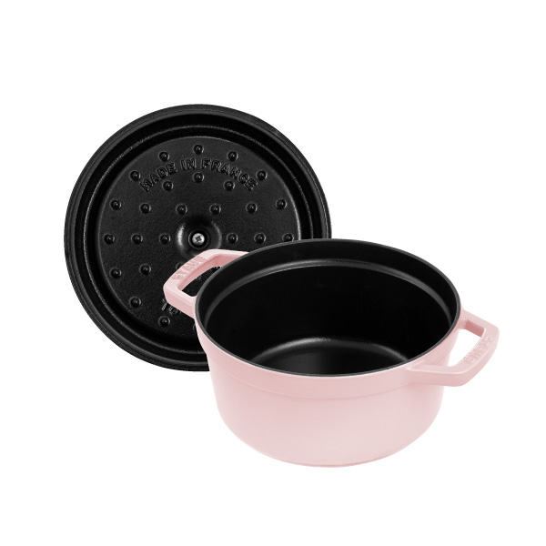 ピコ・ココット ストウブ ラウンド 16cm ソルベローズ｜STAUB 両手鍋