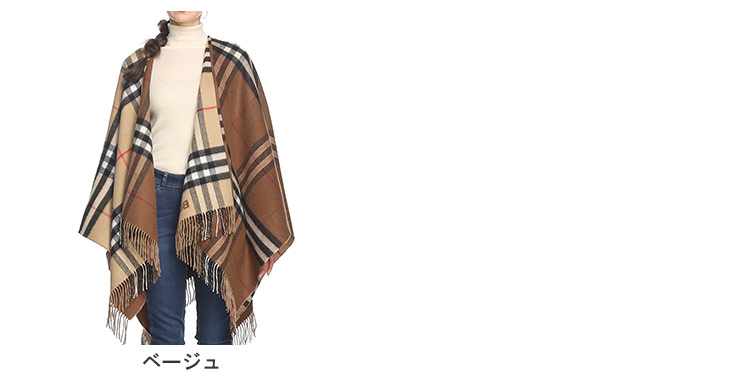 BURBERRY（バーバリー） ケープ レディース ストール ロゴ