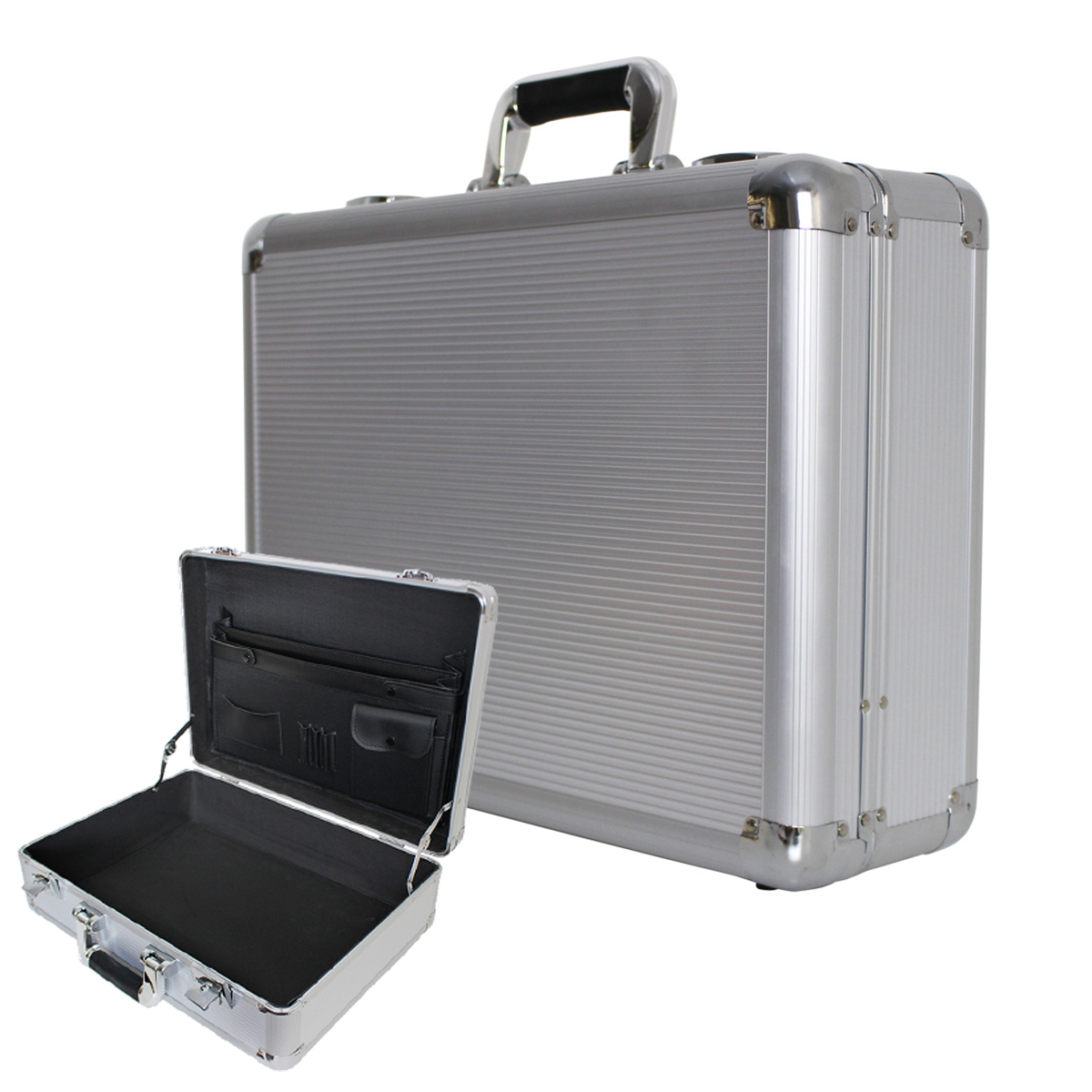 WEIMALL（ウェイモール） アタッシュケース A3 A4 B5 アルミ 鍵付 軽量