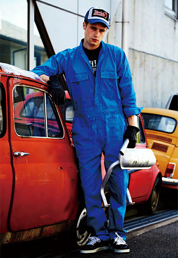 桑和 SOWA 9000 SS-LL 9000シリーズ 綿100％ 長袖 つなぎ服