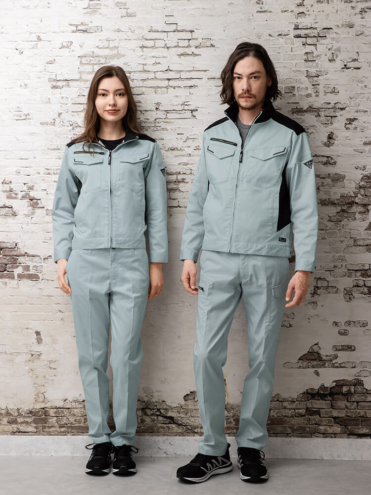 ジーベック（XEBEC） 作業服 上下セット ブルゾン 1520 SS-LL