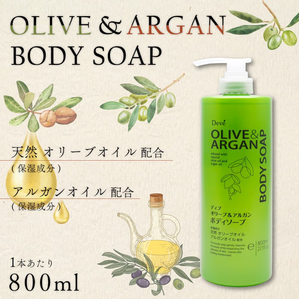 ボディソープ 大容量 詰め替え付 本体800ml 1本 詰替1000ml 2個 セット