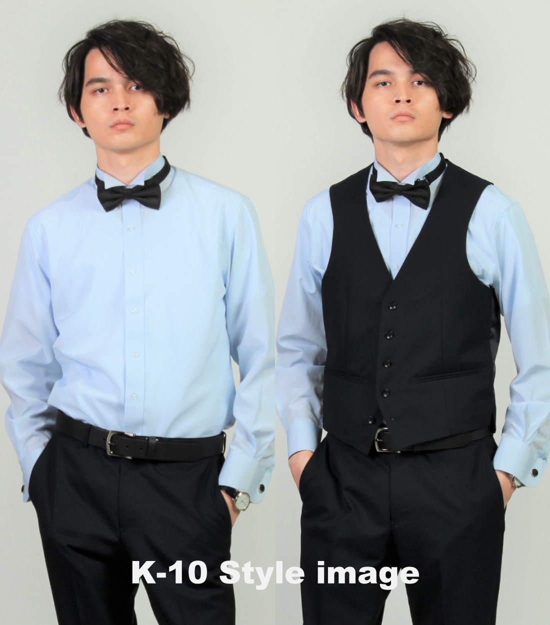 WAWA JAPAN 【メール便】ウイングカラーシャツ 蝶ネクタイ カフス