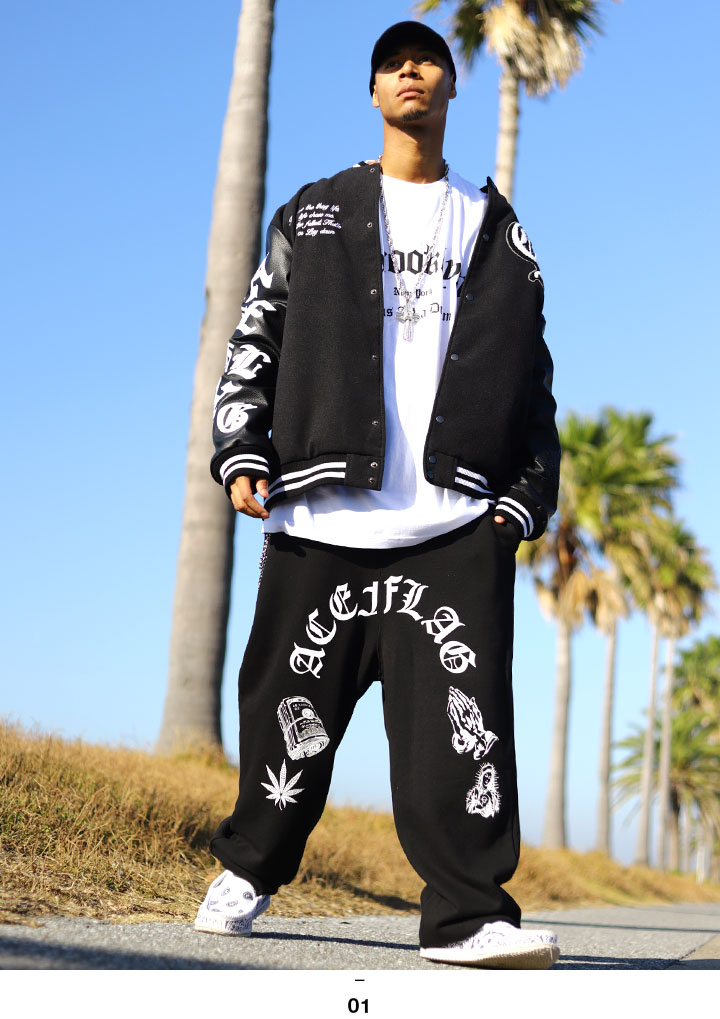 ACEFLAG（エースフラッグ） アウター 長袖 スタジャン ブルゾン レザー