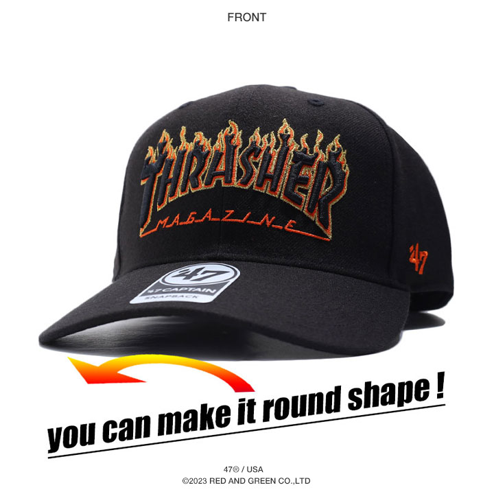 47（フォーティーセブン） 47 THRASHER キャップ サンフランシスコ