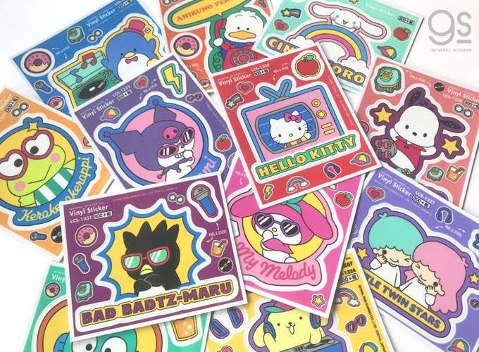 あひるのペックル キャラクターステッカー サンリオ ポップ レトロ