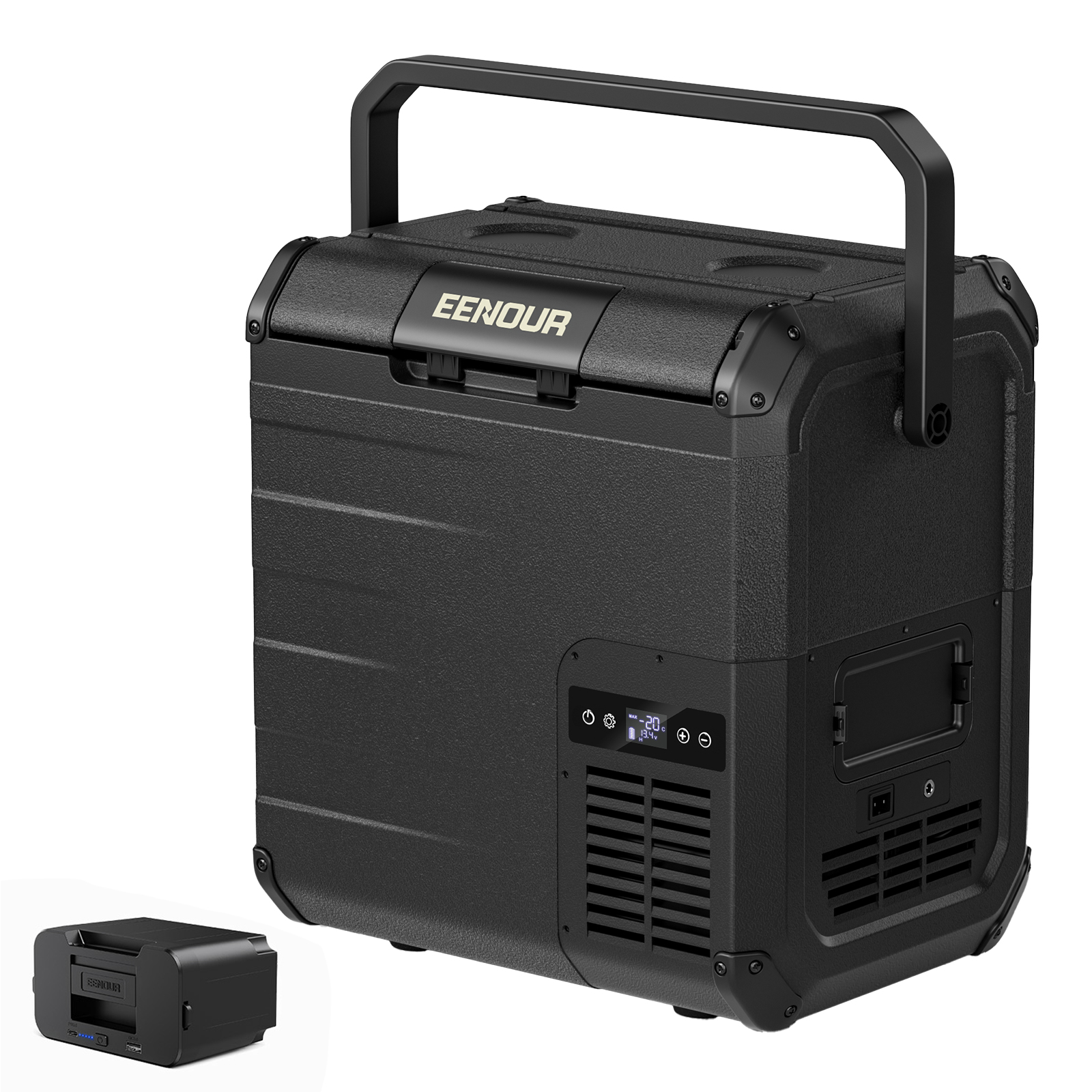 EENOUR 車載冷蔵庫 ポータブル冷蔵庫 18L バッテリーセット バッテリー