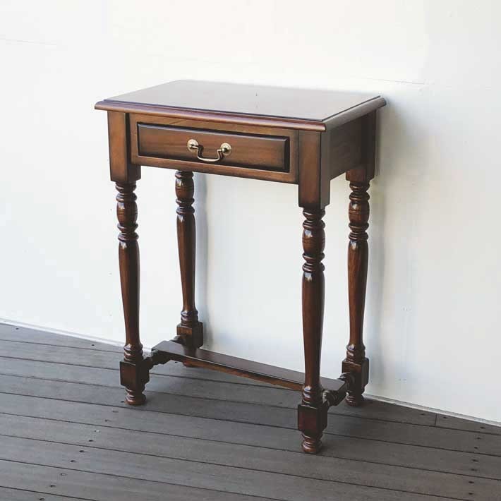 ウッドギャラリー樹 コンソールテーブル 玄関 アンティーク 花台 電話