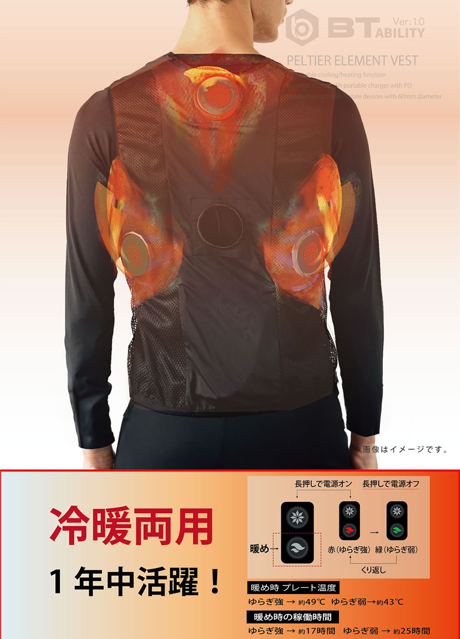 BODY TOUGHNESS おたふく手袋 ペルチェ 保温 発熱 防寒 暖かい 寒さ