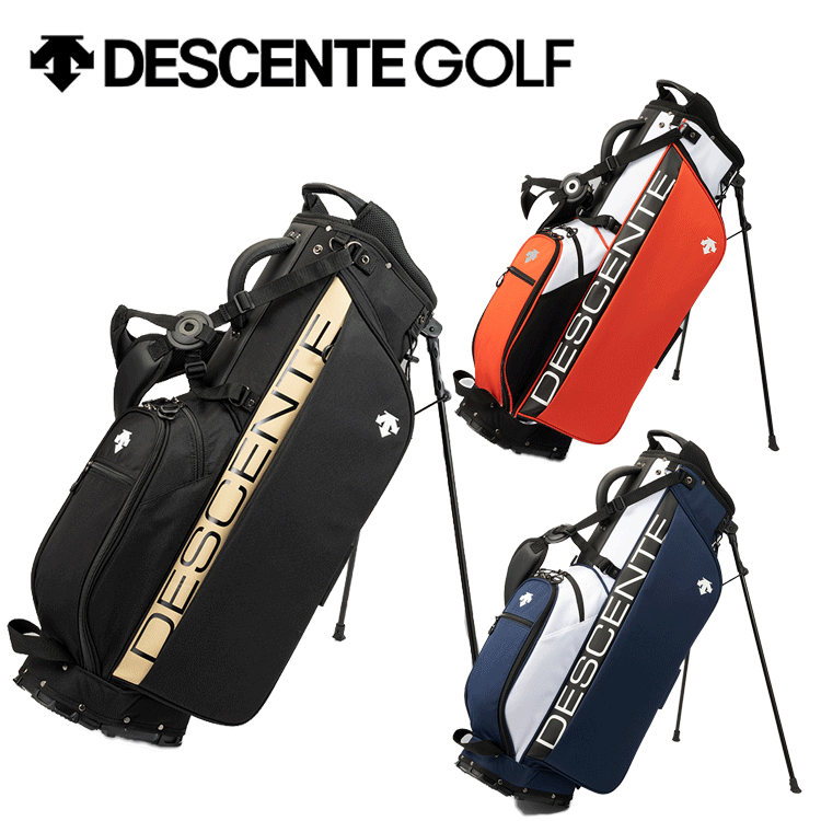 DESCENTE GOLF デサントゴルフ 軽量 キャディバッグ スタンド式