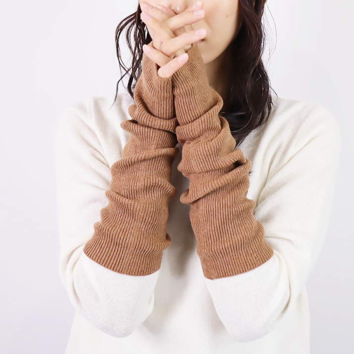 PRODIGAL（プロディガル） カシミヤ 100% アームウォーマー ロング