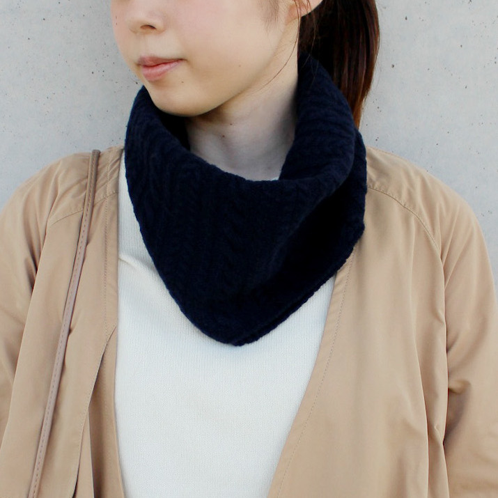 PRODIGAL（プロディガル） カシミヤ 100％ ケーブル編み ネック