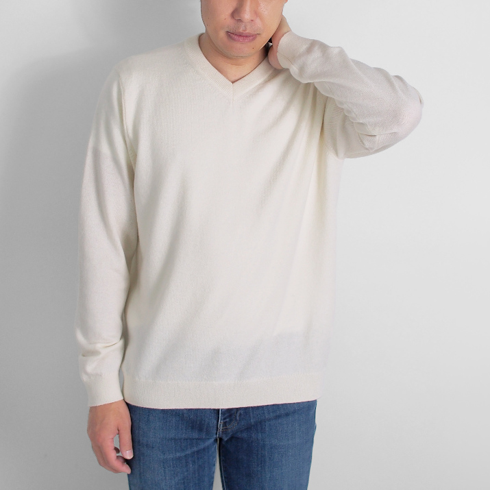 PRODIGAL（プロディガル） カシミヤ 100％ メンズ Vネック セーター