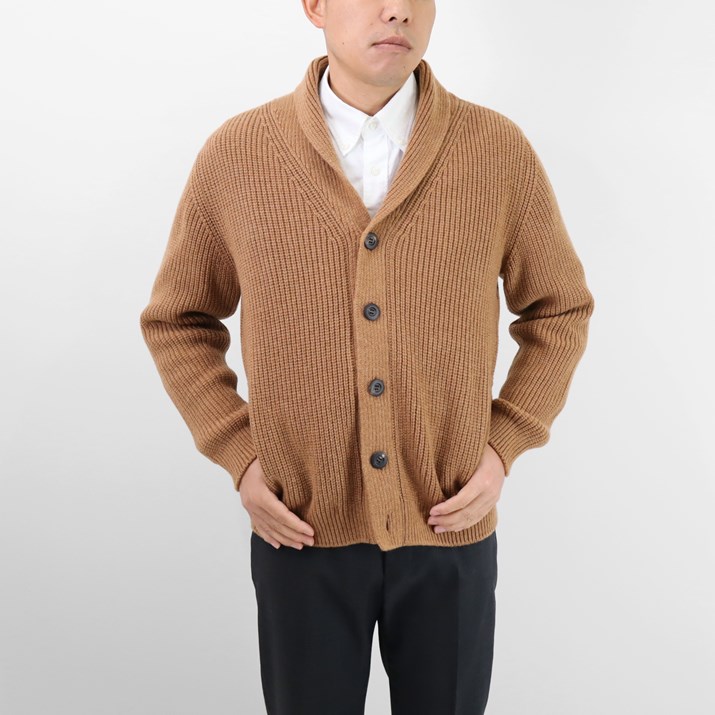 PRODIGAL（プロディガル） カシミヤ 100％ メンズ 畦編み ショール