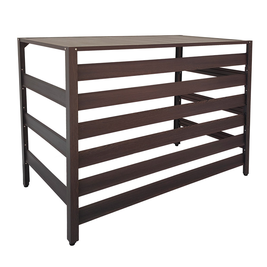 アルマックス（ALMAX） アルミ エアコン室外機カバー 奥行きワイド