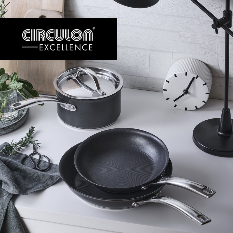 MEYER（マイヤー） 特典付 サーキュロン エクセレンス 浅型両手鍋 24cm