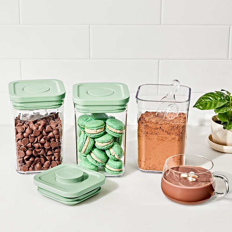 OXO（オクソー） 特典付 ポップコンテナ 3ピースセット スクープ付