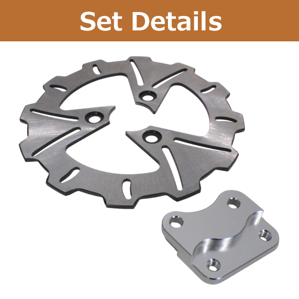 3穴タイプのみ グランドアクシス100 ウェーブディスクローター 新品