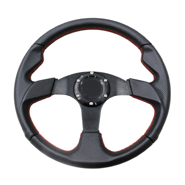 モモ形状 MOMOステアリング レッドステッチ レザー 35Φ GRIP ROYAL