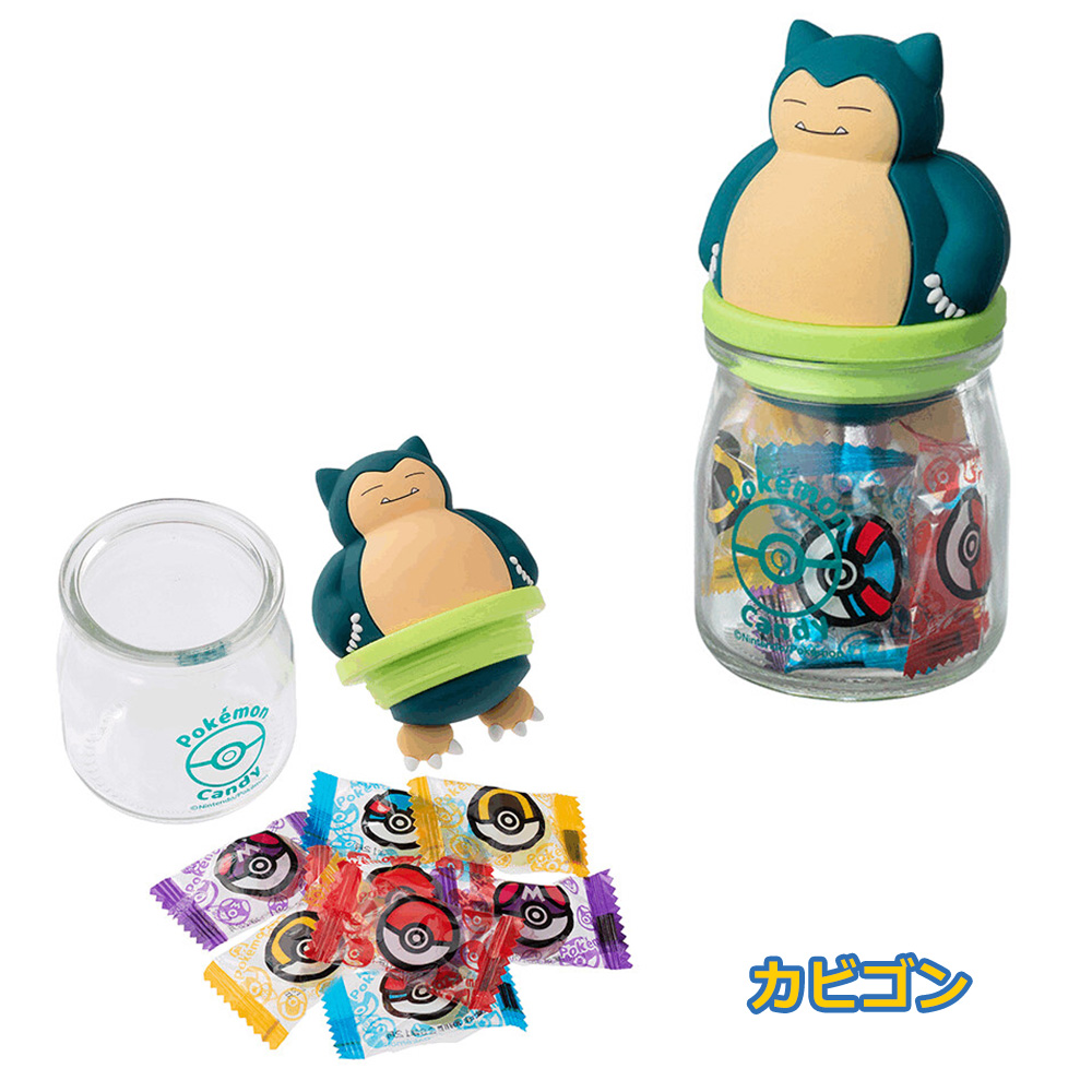 POKEMON ポケモン キャンディボトル ピカチュウ カビゴン イーブイ