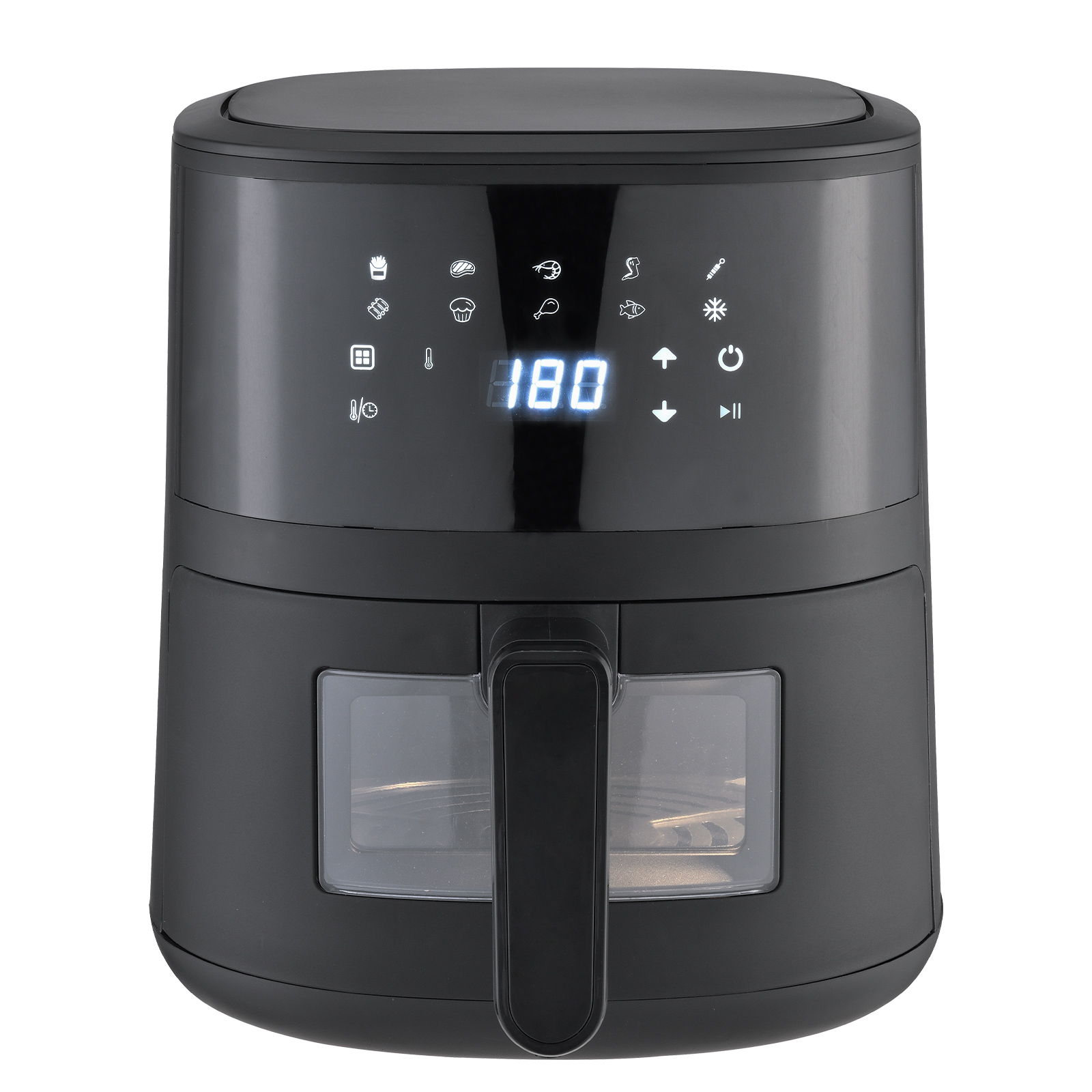 ONE STEP エアフライヤー 4.5L ノンフライヤー 大容量 レシピ本付き 紙