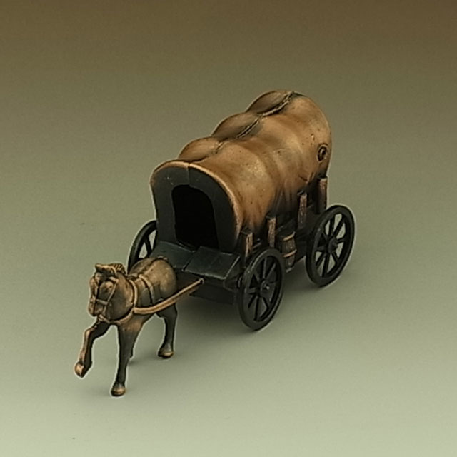 アンティーク調 鉛筆削り 幌馬車 ミニチュア えんぴつ削り オブジェ