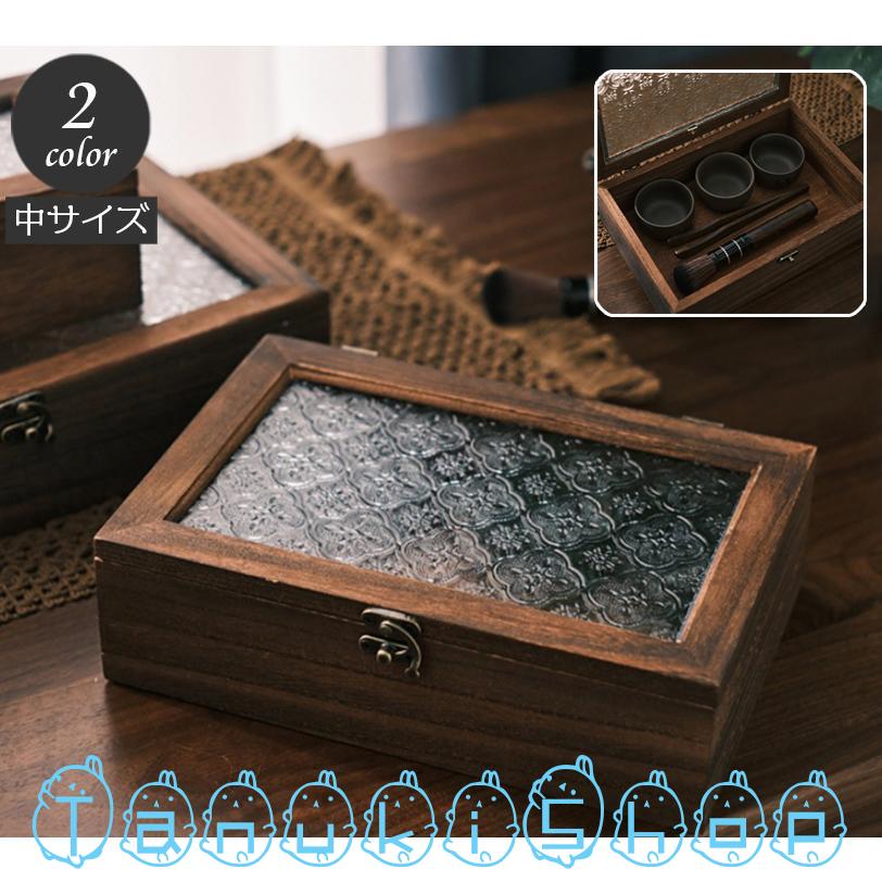 ウッドボックス 木製 小物入れ 木箱 アクセサリーケース ジュエリー