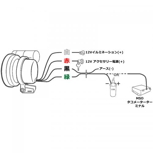 FLAT4 ONLINE SHOP / AUTOMETER モンスター タコメーター φ5