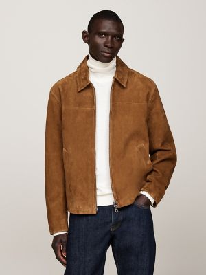 Suede Zip Ivy Jacket | Tommy Hilfiger