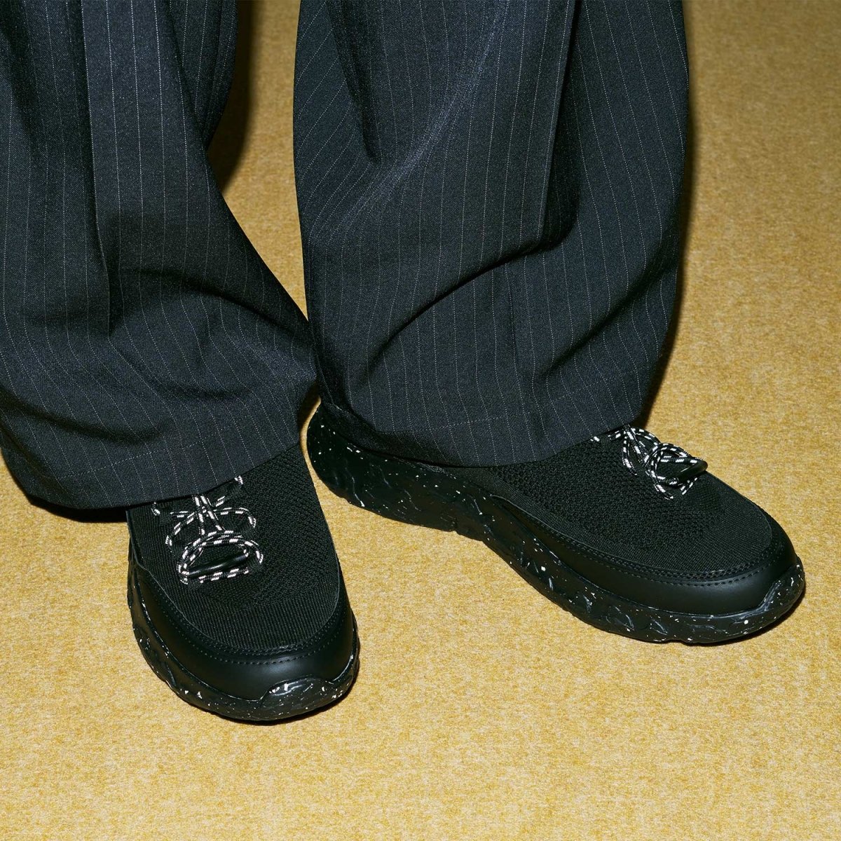 SHAKA テックニットスニーカーBLK METEOR KNIT SXL [メンズ/レディース