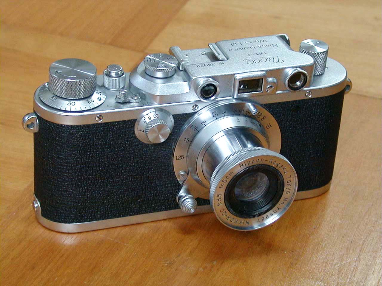 精機キャノンS型スロー付き＋ニッコール5cmF3.5 Seiki Canon S +