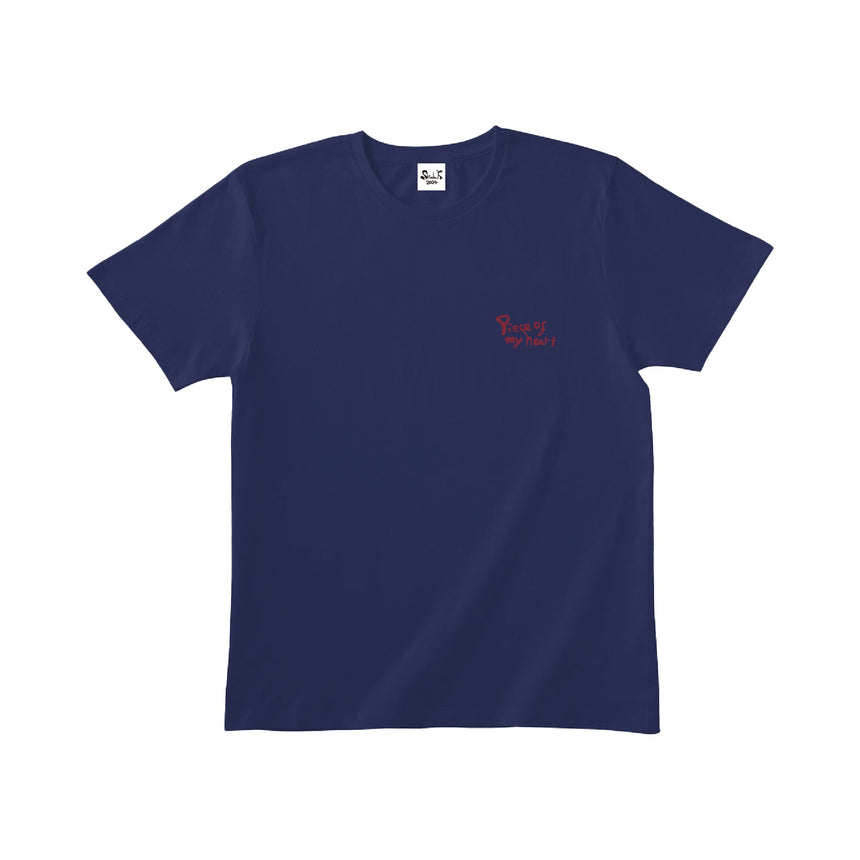 Tシャツ(ネイビー) – Shizuka Kudo official goods store