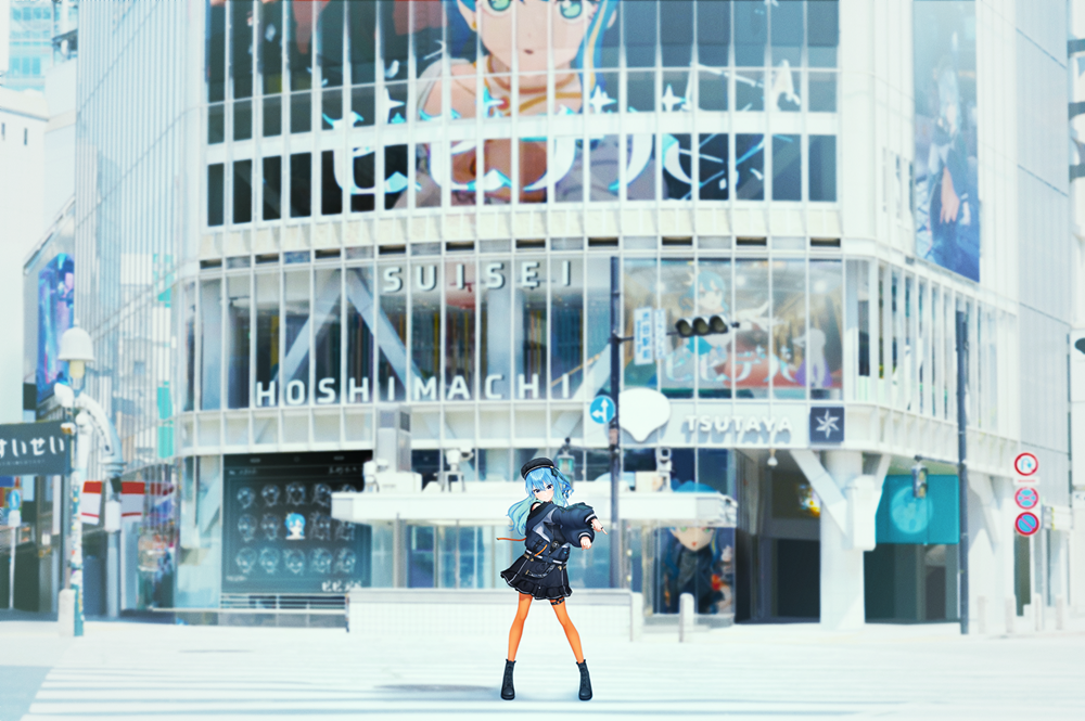 SHIBUYA TSUTAYA 6階IP書店にて『星街すいせい POP UP SHOP』第二弾が8